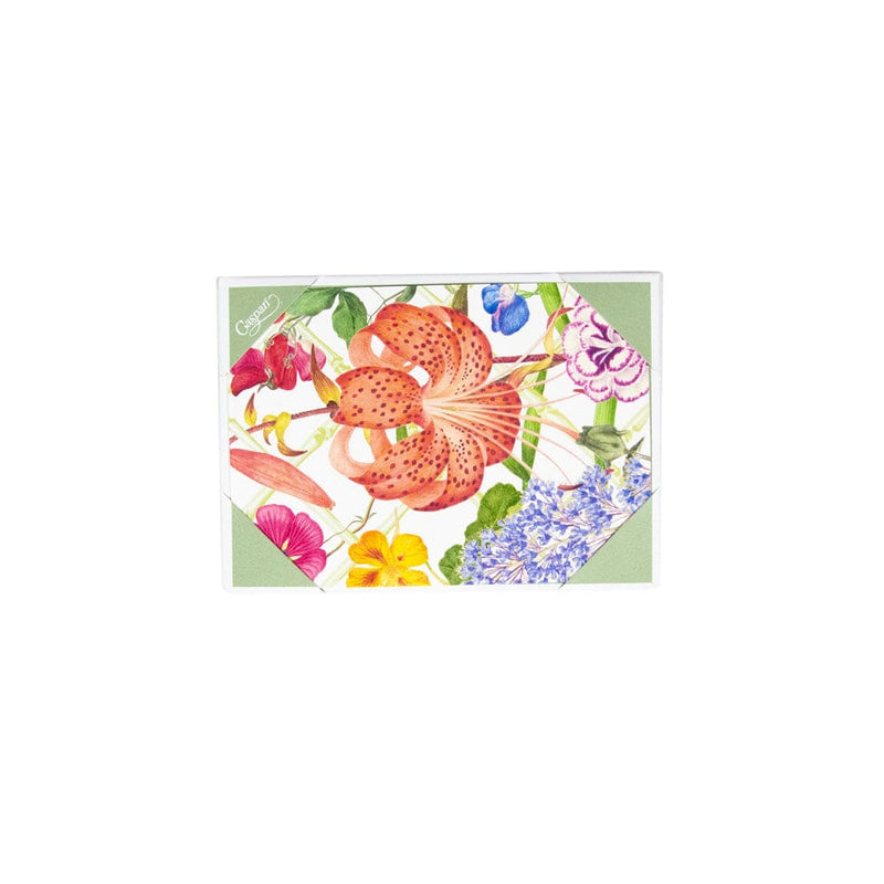 caspari Floral Trellis Boxed Note Cards - 8 Cards and 8 Envelopes per Package