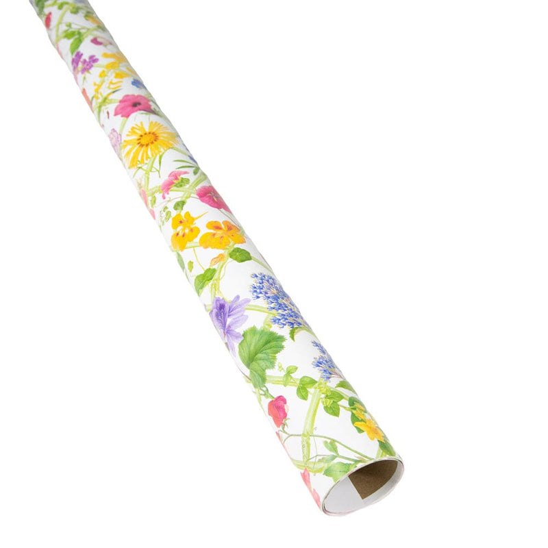 Caspari Floral Trellis Gift Wrap - 1 Continuous Roll Of Wrapping Paper