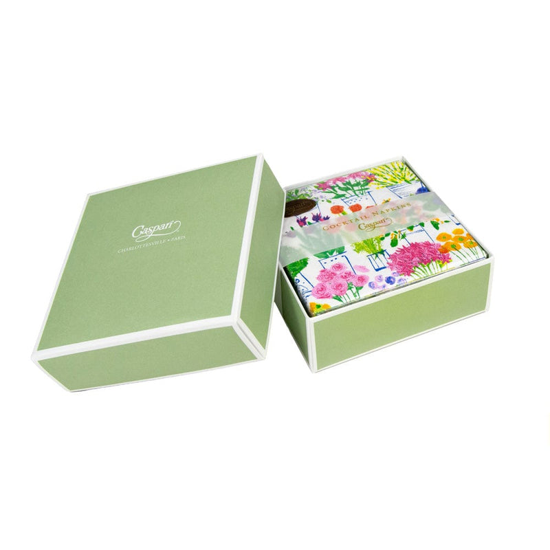 Caspari Flower Market Cocktail Napkins - 20 Per Package