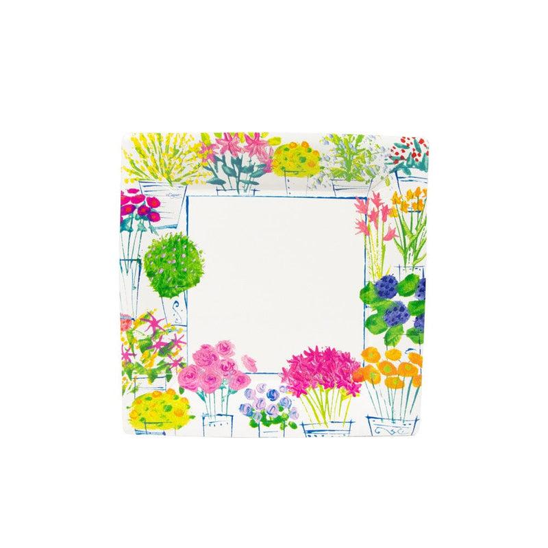 caspari Flower Market Salad & Dessert Plates - 8 Per Package