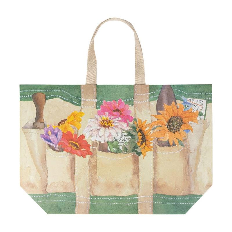 Caspari Garden Large Tote Gift Bags - One Gift Bag Included