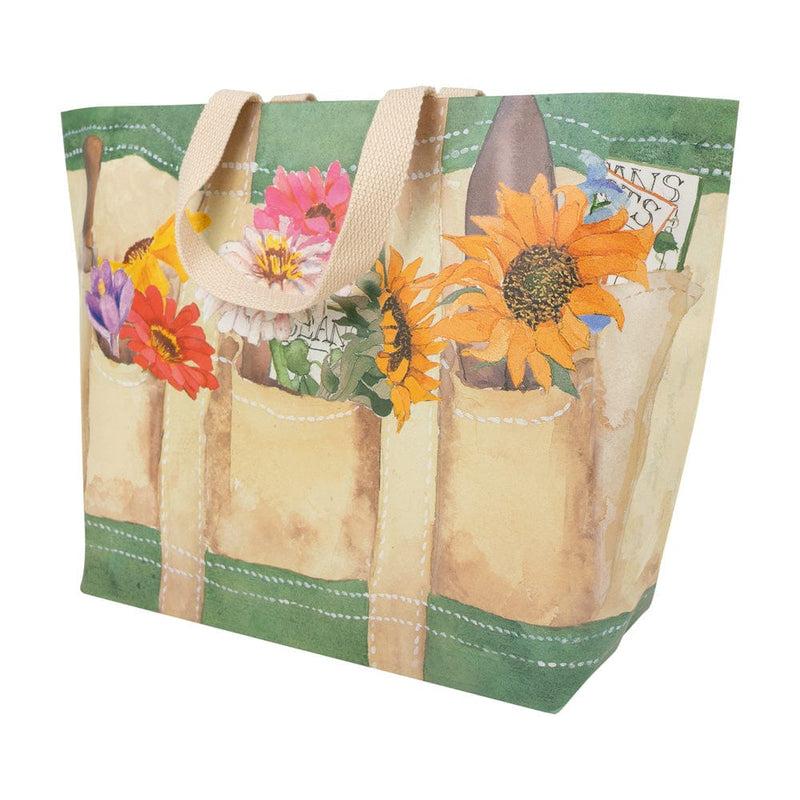 Caspari Garden Large Tote Gift Bags - One Gift Bag Included