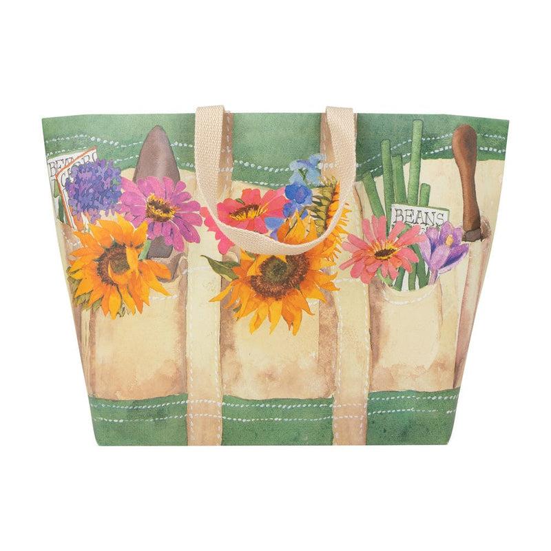 caspari Garden Large Tote Gift Bags - One Gift Bag Included