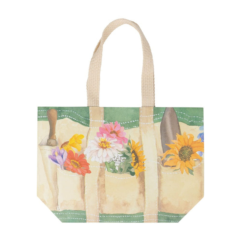 Caspari Garden Small Tote Gift Bags - One Gift Bag Included