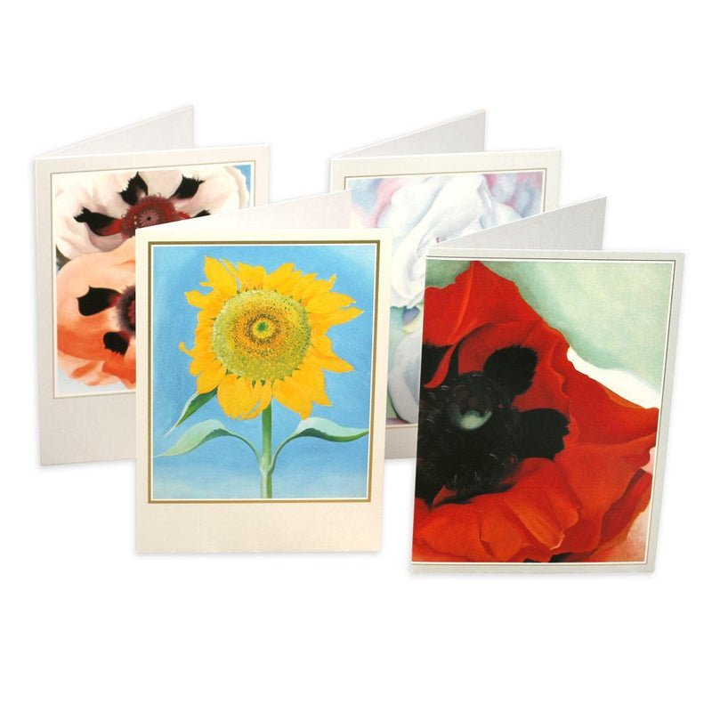 Caspari Georgia O'Keefe Boxed Note Cards - 8 Note Cards & 8 Envelopes