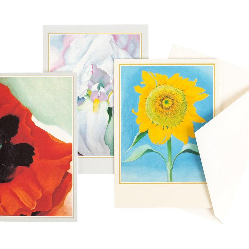Caspari Georgia O'Keefe Boxed Note Cards - 8 Note Cards & 8 Envelopes