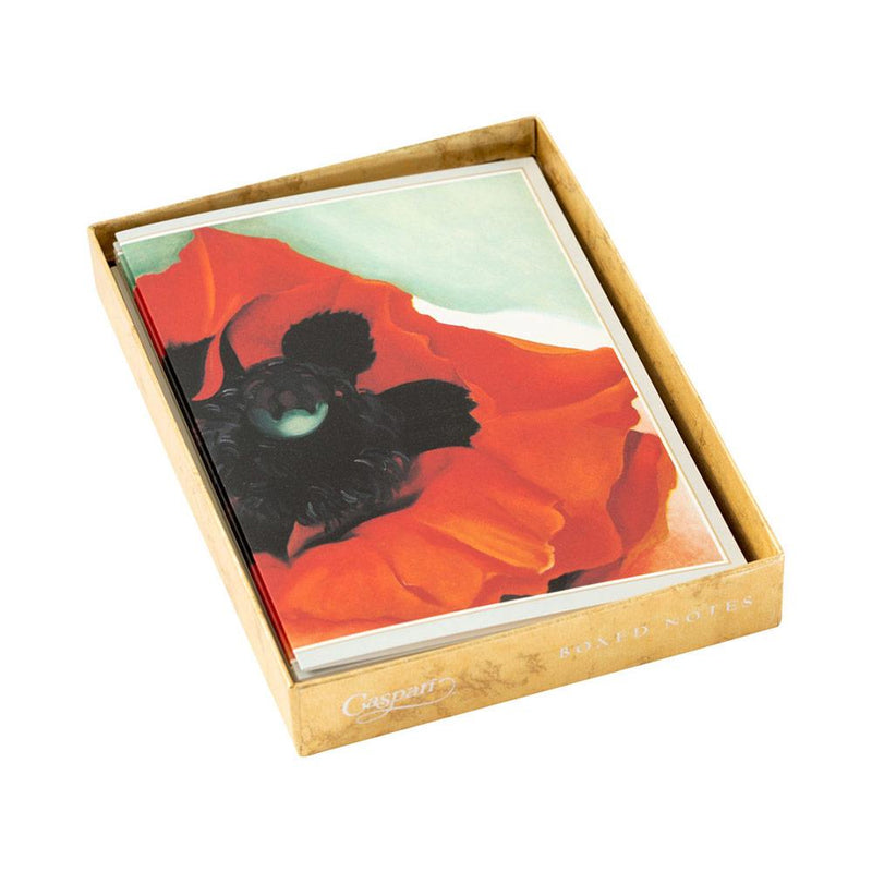 Caspari Georgia O'Keefe Boxed Note Cards - 8 Note Cards & 8 Envelopes