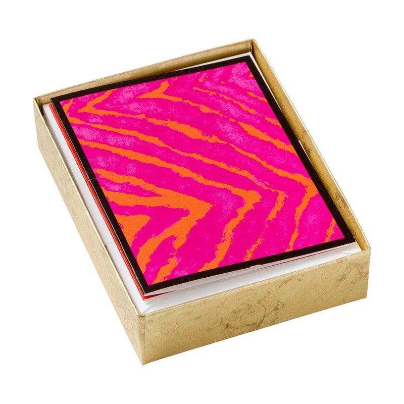 Caspari Go Wild Assorted Boxed Note Cards - 10 Note Cards & 10 Envelopes