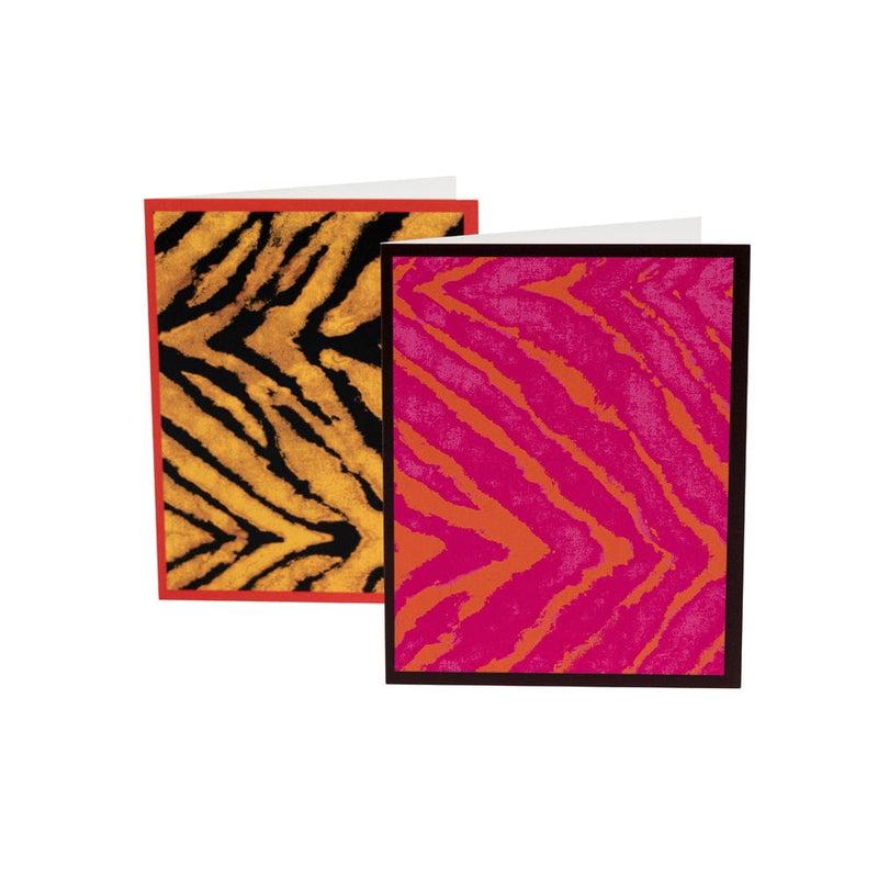 caspari Go Wild Assorted Boxed Note Cards - 10 Note Cards & 10 Envelopes