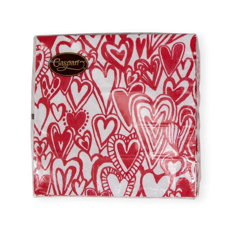 Caspari Groovy Love Cocktail Napkins - 20 Per Package