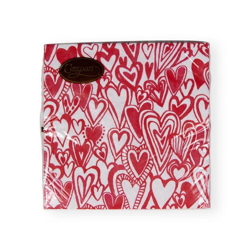 Caspari Groovy Love Luncheon Napkins - 20 Per Package