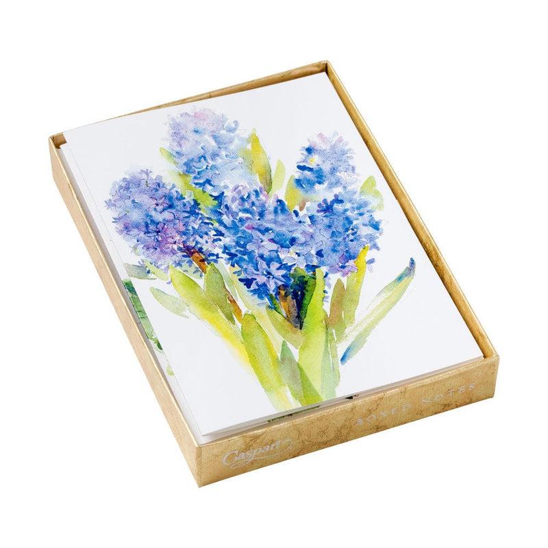 Caspari Handpainted Spring Flowers Assorted Boxed Note Cards - 8 Note Cards & 8 Envelopes