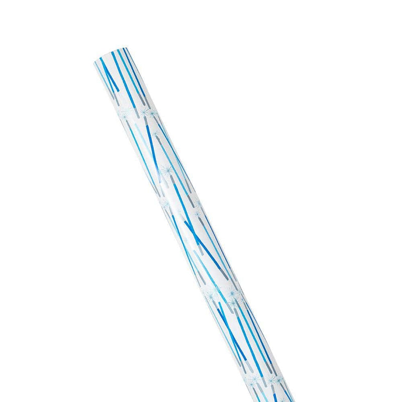 Caspari Hanukkah Candles Gift Wrapping Paper In Blue - 30" X 8' Roll