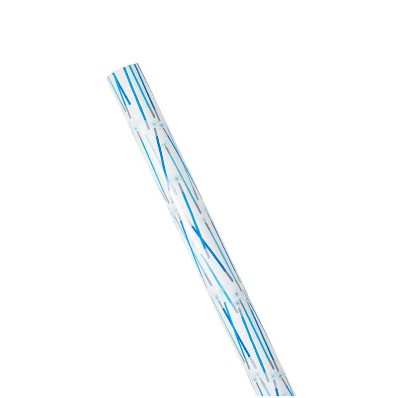 Caspari Hanukkah Candles Gift Wrapping Paper In Blue - 30" X 8' Roll