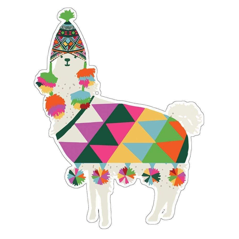 Caspari Hello Dolli Decorative Die-Cut Gift Tag - 4 Per Package