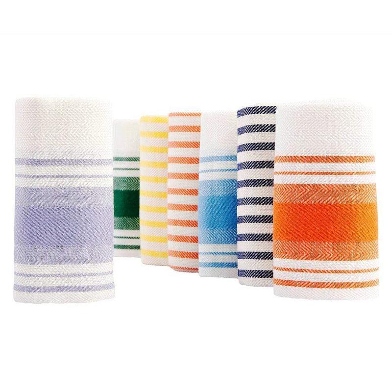 Caspari Italian Woven Cotton & Linen Tea Towel - 1 Each