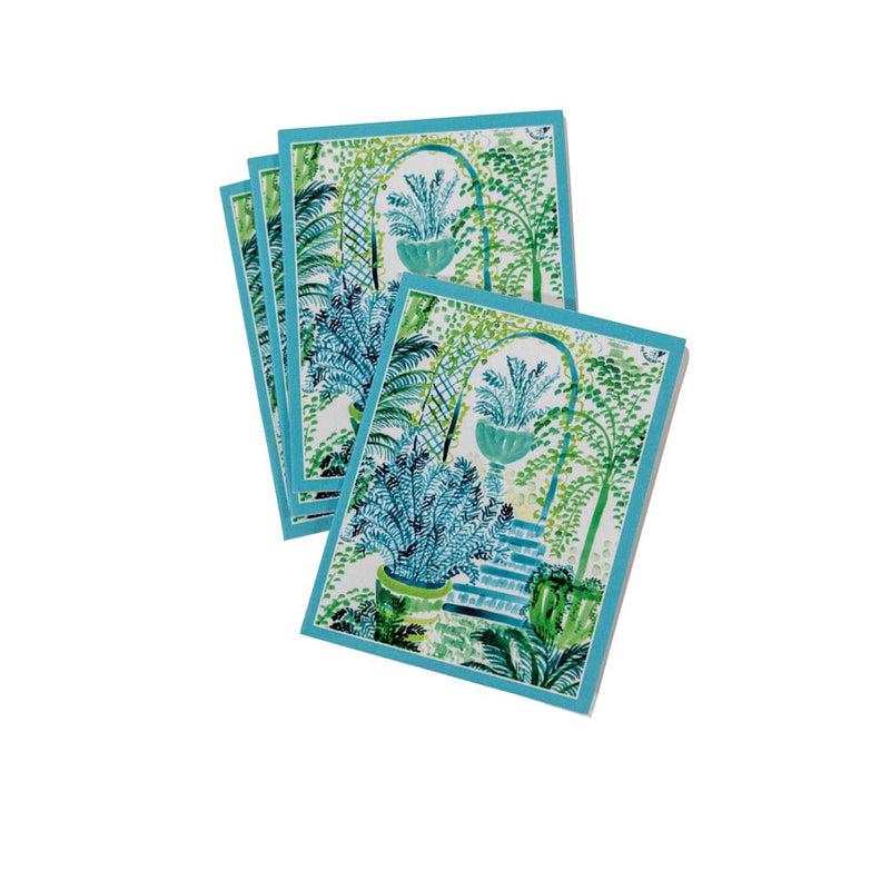 caspari Jardin De Luxembourg Bridge Tally Sheets - 12 per Package