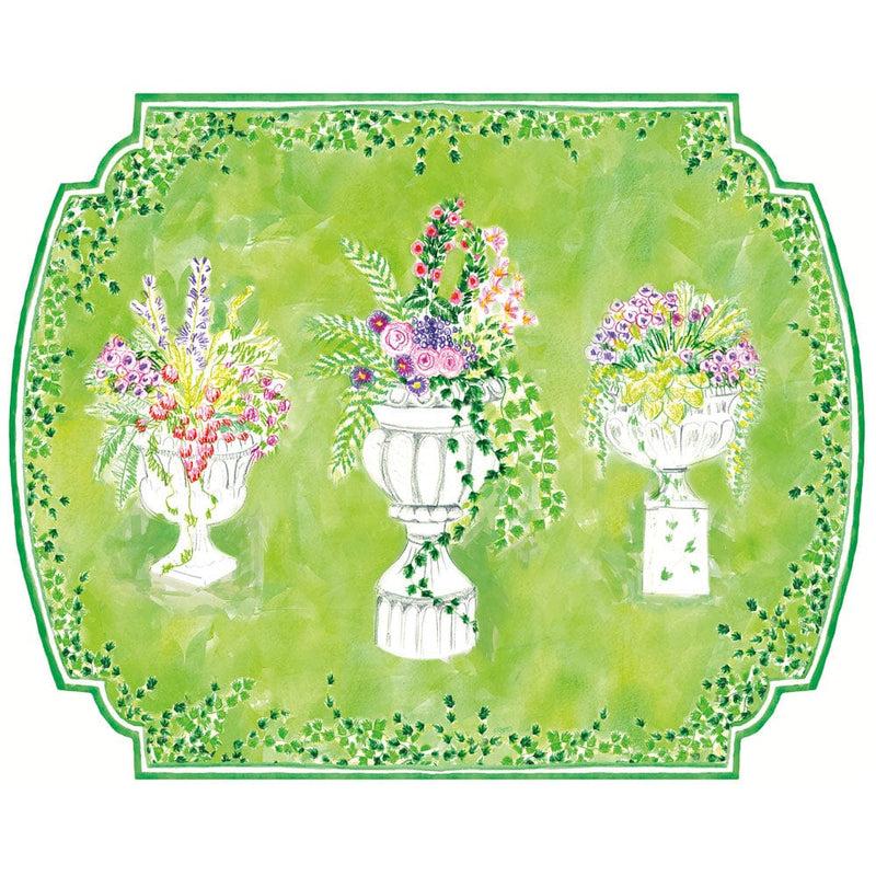 caspari Jardin De Luxembourg Die-Cut Placemats - 4 Each