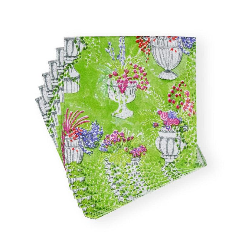 Caspari Jardin De Luxembourg Luncheon Napkins - 20 Per Package