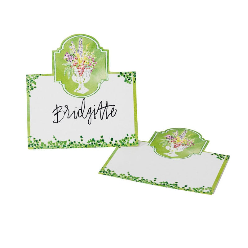 Caspari Jardin De Luxembourg Place Cards - 8 Per Package