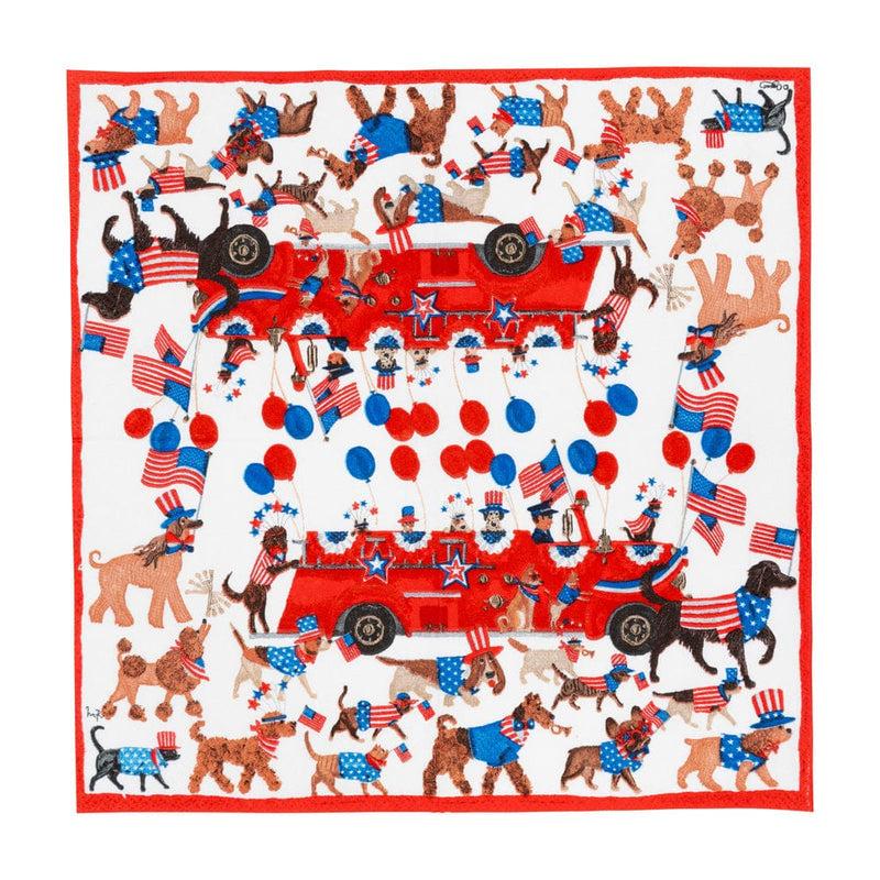 Caspari Join The Parade Cocktail Napkins - 20 Per Package