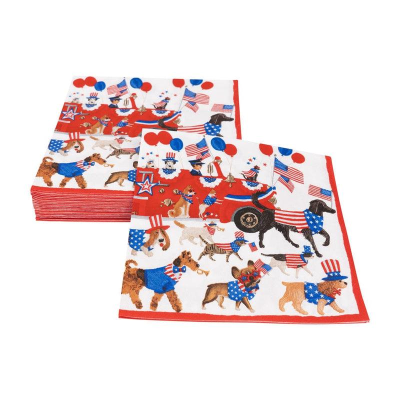 Caspari Join The Parade Luncheon Napkins - 20 Per Package