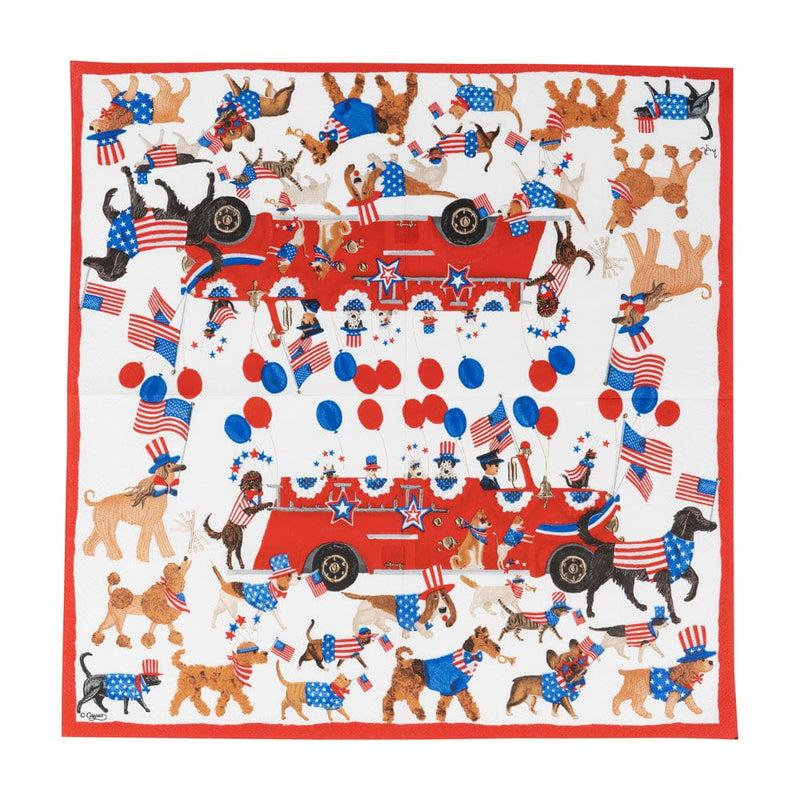 Caspari Join The Parade Luncheon Napkins - 20 Per Package