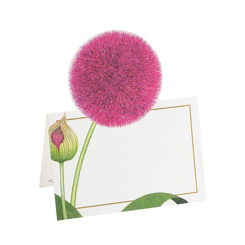 caspari Karen's Alliums Die-Cut Place Cards - 8 Per Package