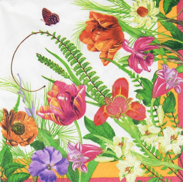 caspari La Dolce Vita Dinner Napkins - 20 Per Package