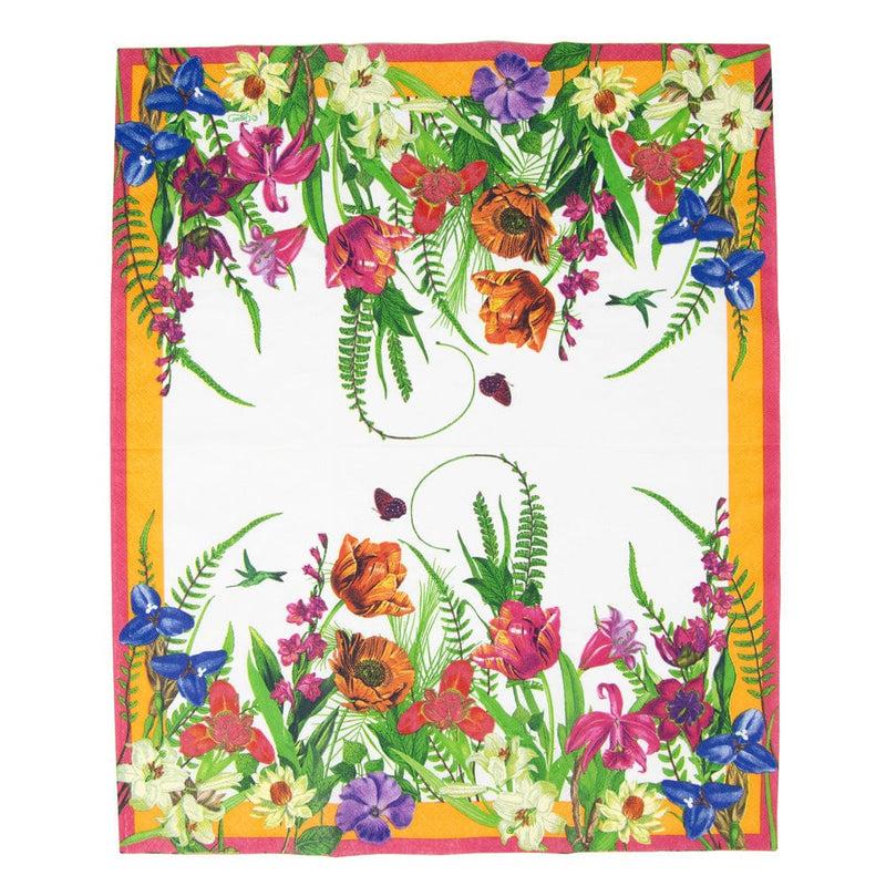Caspari La Dolce Vita Guest Towel Napkins - 15 Per Package