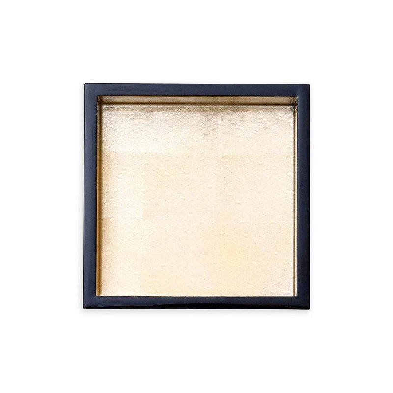 Caspari Lacquer Cocktail Napkin Holder In Black & Gold - 1 Each