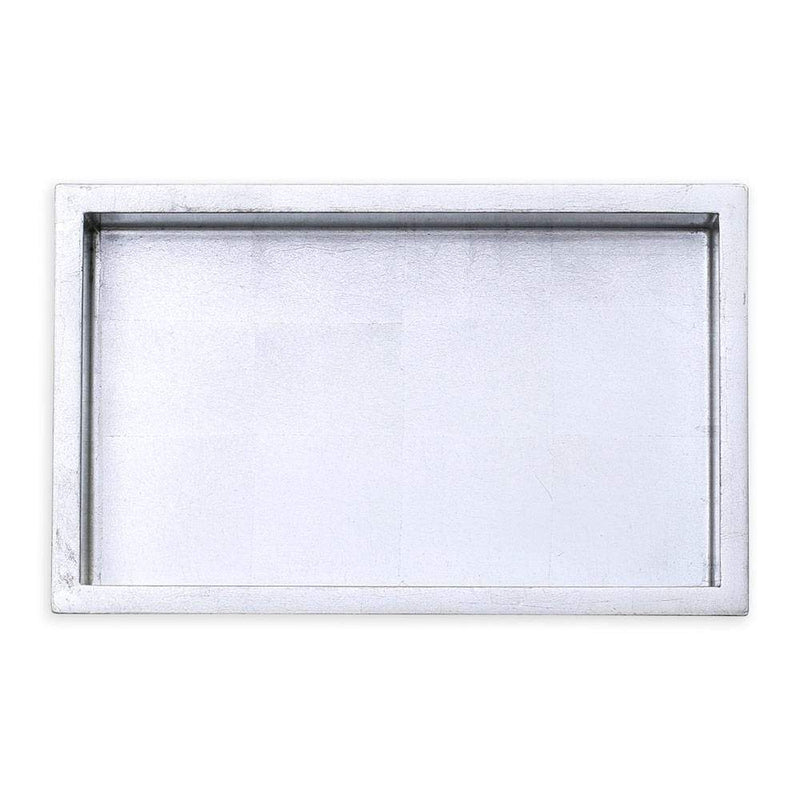 Caspari Lacquer Guest Towel Napkin Holder In Silver - 1 Each