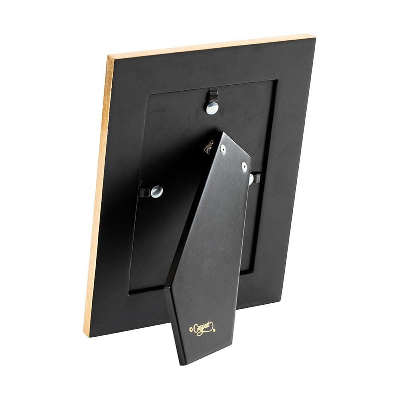 Caspari Modern Moiré Lacquer 4" X 6' Picture Frame In Gold - 1 Each