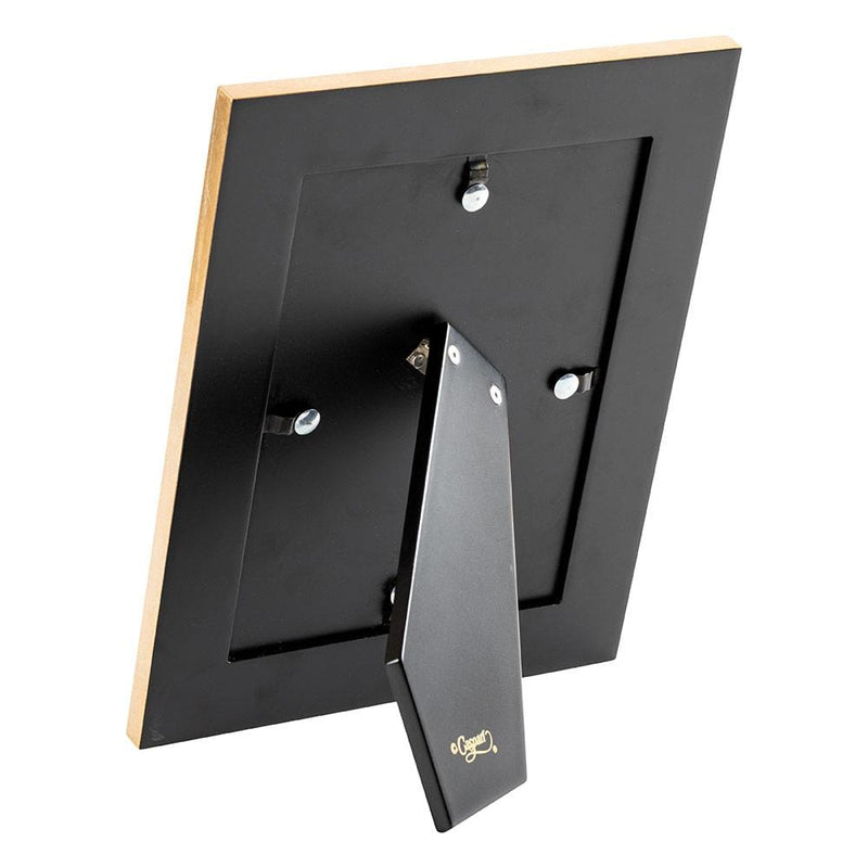 Caspari Modern Moiré Lacquer 5" X 7" Picture Frame In Gold - 1 Each