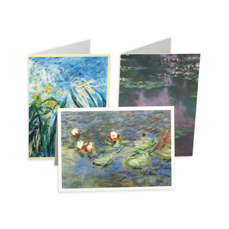 Caspari Monet Boxed Note Cards - 8 Note Cards & 8 Envelopes