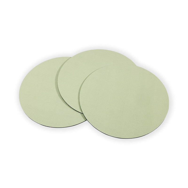Caspari Moss Green Lizard Round Placemat - 1 Per Package