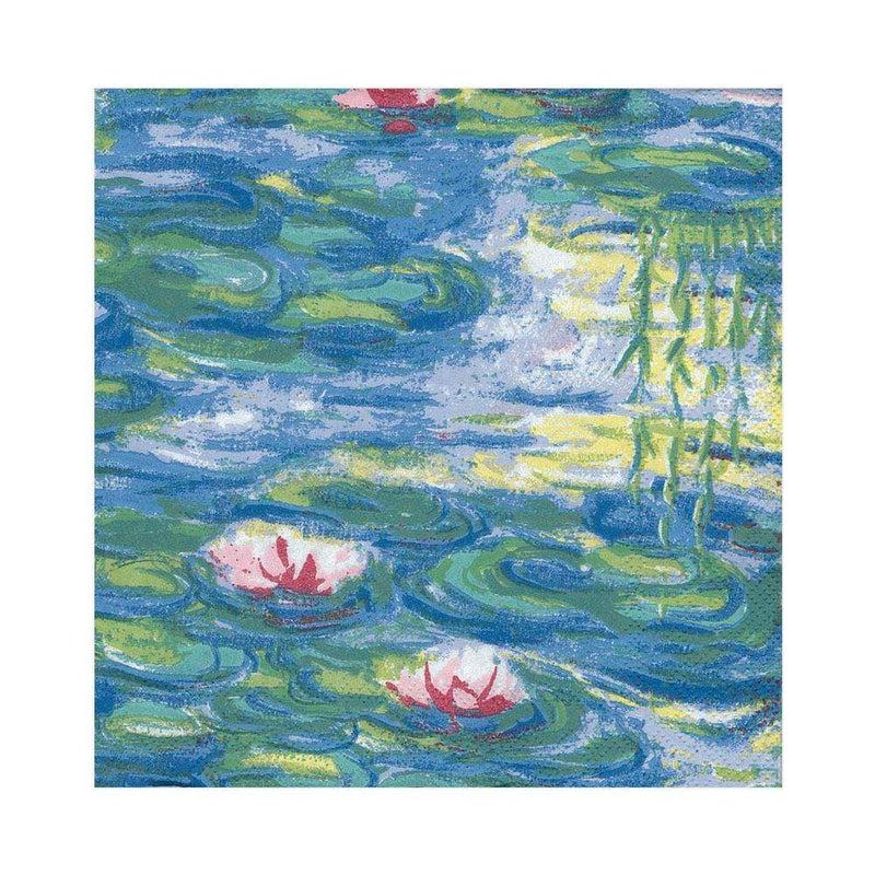 caspari Nympheas Paper Luncheon Napkins - 20 Per Package