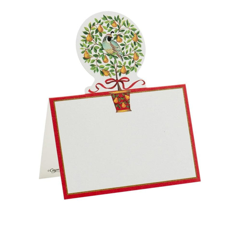 caspari On the 12th Day Die-Cut Place Cards - 8 Per Package