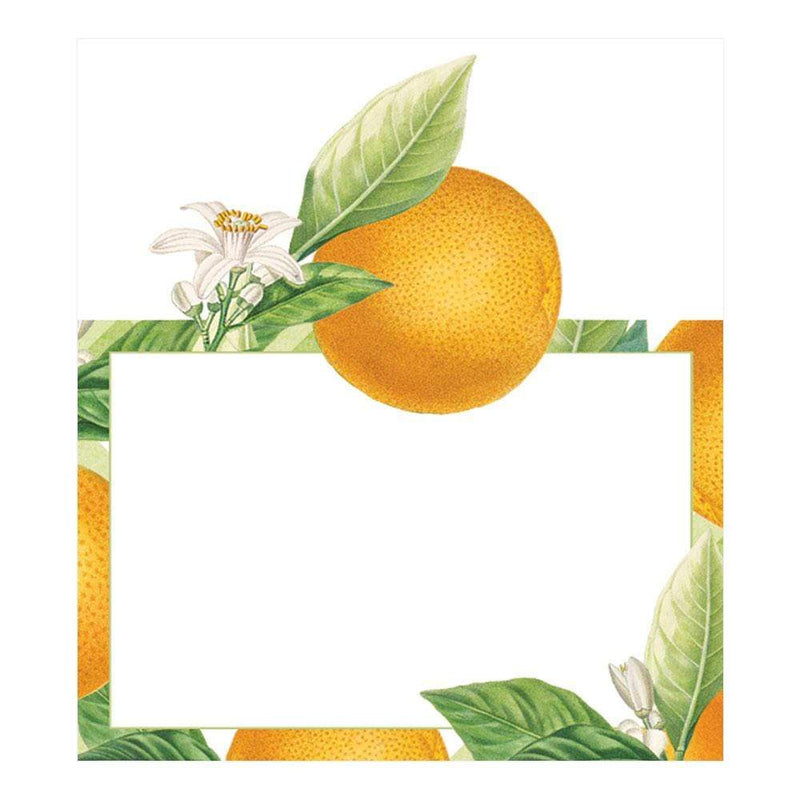 Caspari Orangerie Die-Cut Place Cards - 8 Per Package