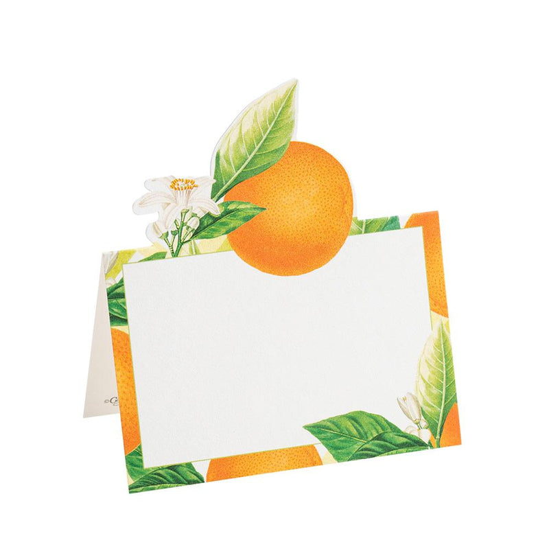 caspari Orangerie Die-Cut Place Cards - 8 Per Package