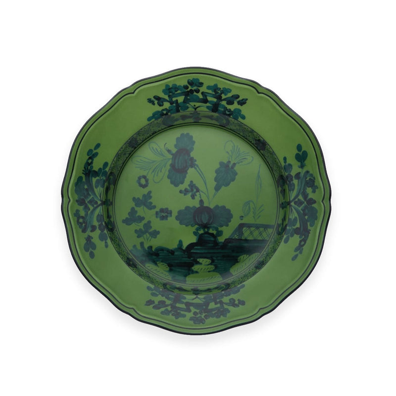 caspari Oriente Italiano Dessert Plate in Malachite - 1 Each