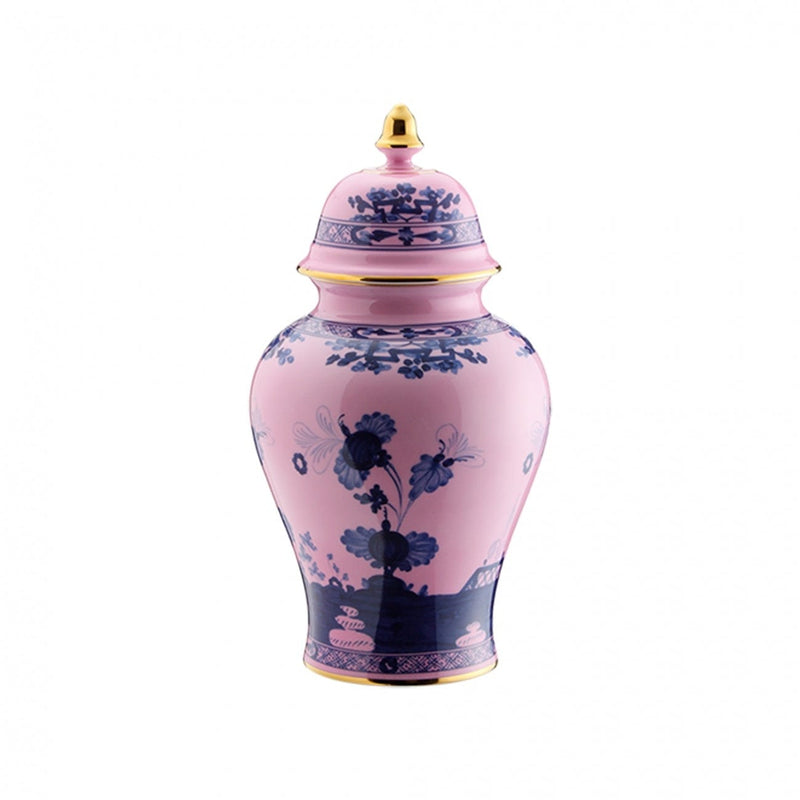 caspari Oriente Italiano Potiche Vase in Azalea 15" - 1 Each