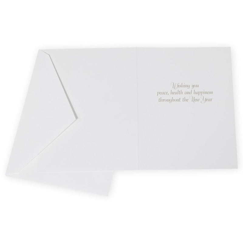Caspari Ornament Among Pine Boxed Christmas Cards - 15 Cards & 15 Envelopes
