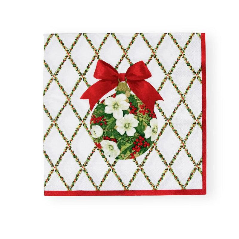 caspari Ornament and Trellis Paper Dinner Napkins - 20 Per Package