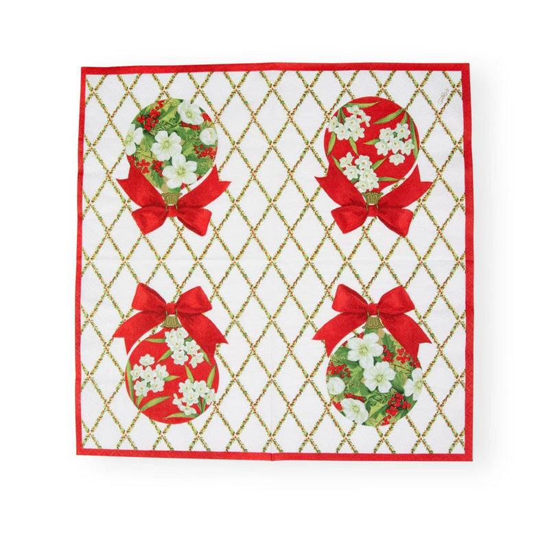 Caspari Ornament And Trellis Paper Luncheon Napkins - 20 Per Package