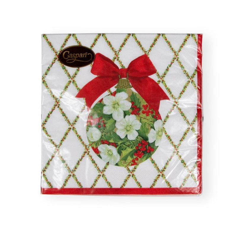 Caspari Ornament And Trellis Paper Luncheon Napkins - 20 Per Package