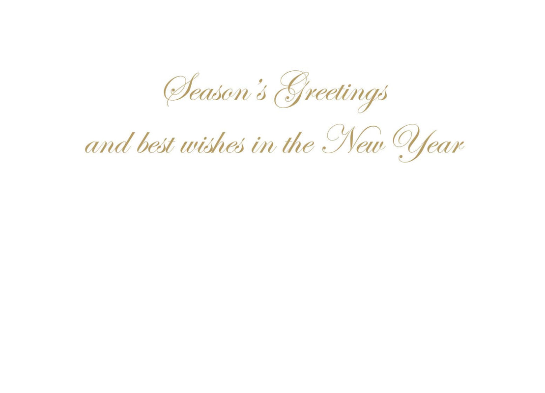 Caspari Partridge In A Pear Tree Embossed Boxed Christmas Cards - 10 Christmas Cards & 10 Envelopes