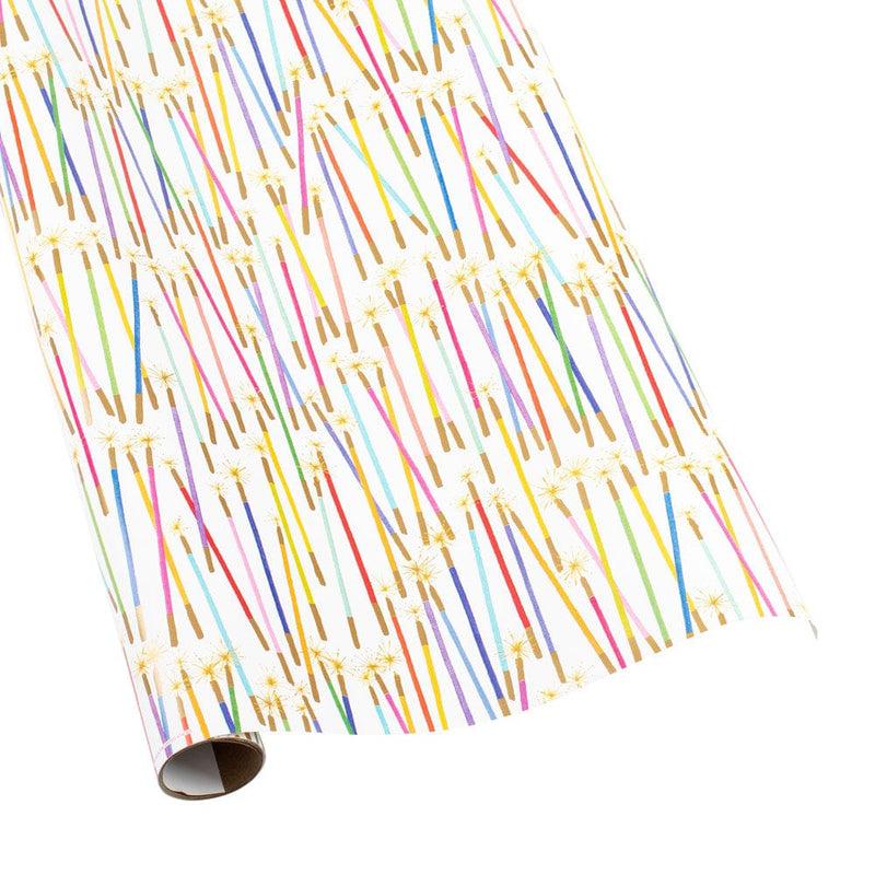 caspari Party Candles Gift Wrapping Paper - 2 30" x 8' Rolls