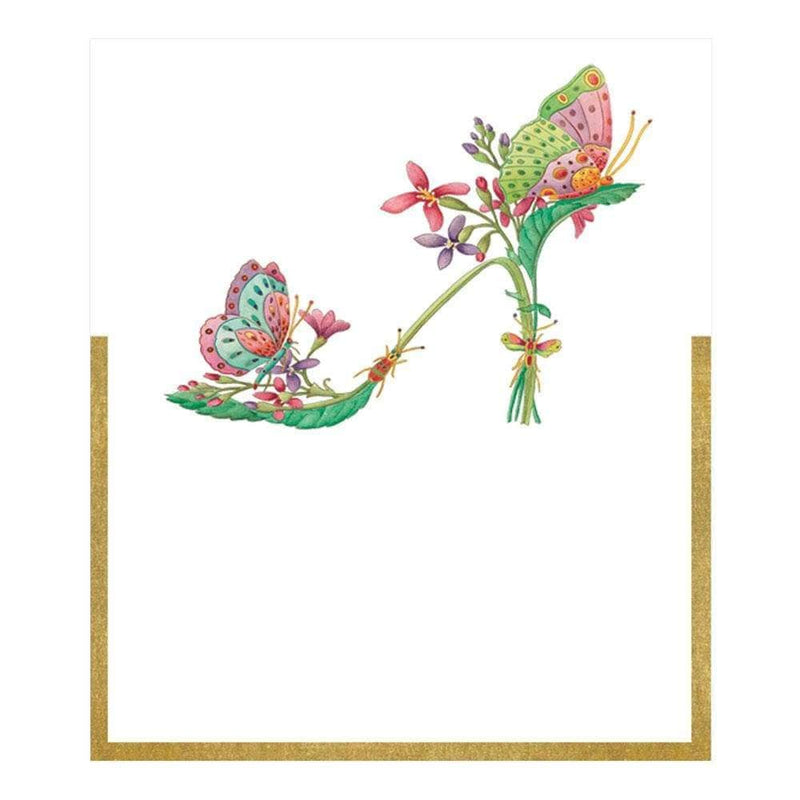 Caspari Parvaneh's Shoes Die-Cut Place Cards - 8 Per Package