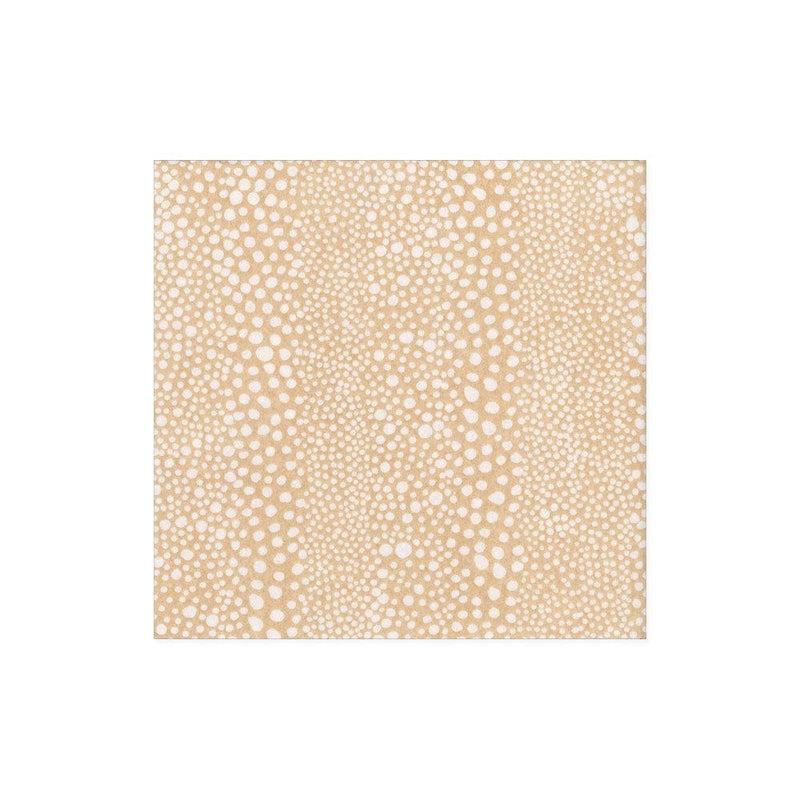 caspari Pebble Paper Linen Cocktail Napkins in Beige - 15 Per Package